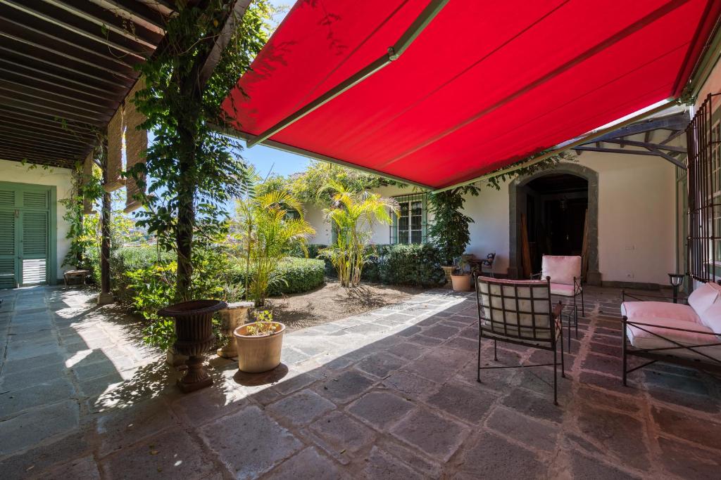 Vonkajšia záhrada v ubytovaní Villa Hacienda del Batán