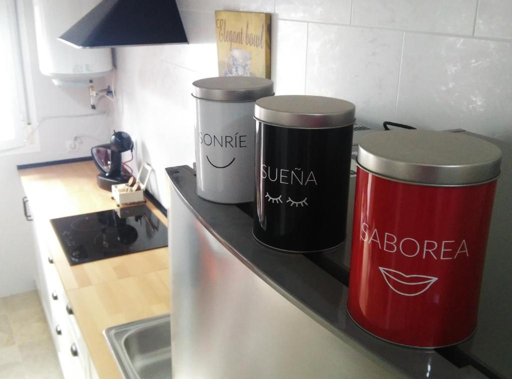 Kuchyň nebo kuchyňský kout v ubytování APARTAMENTO PALO CORTAO