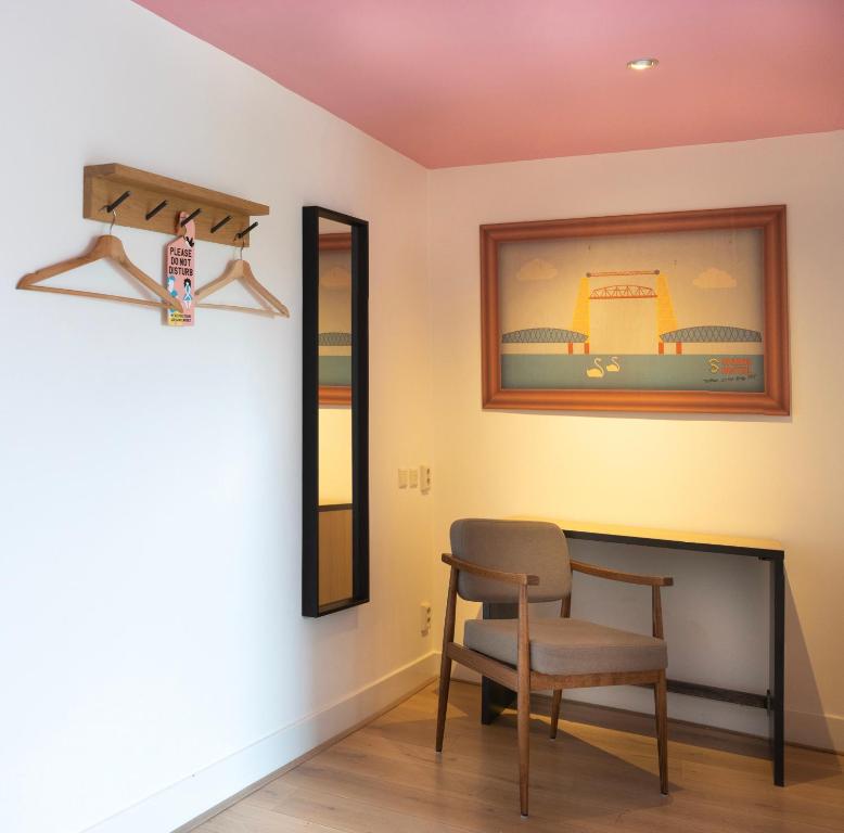 Zona de estar de Sparks Hostel