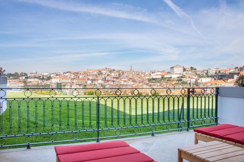 Uma varanda ou terraço em The Yeatman