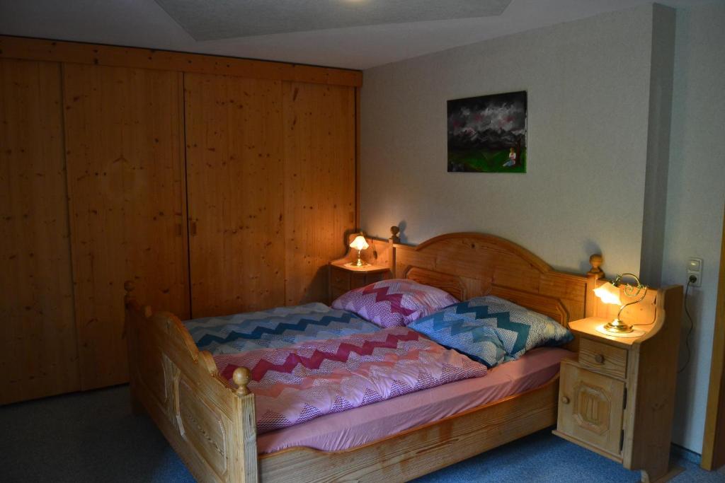 Postel nebo postele na pokoji v ubytování Ferienwohnung Sonnenbichel