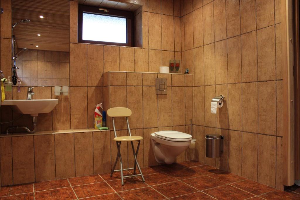 Koupelna v ubytování Krapi Guesthouse