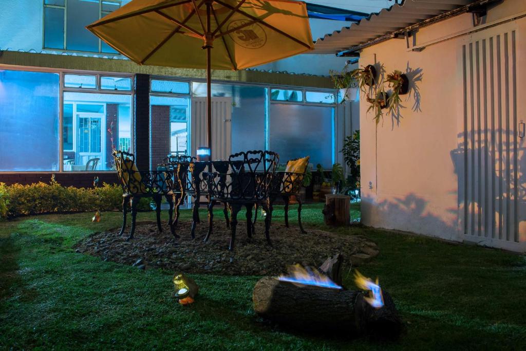 Zahrada ubytování Hotel Normandia Gold
