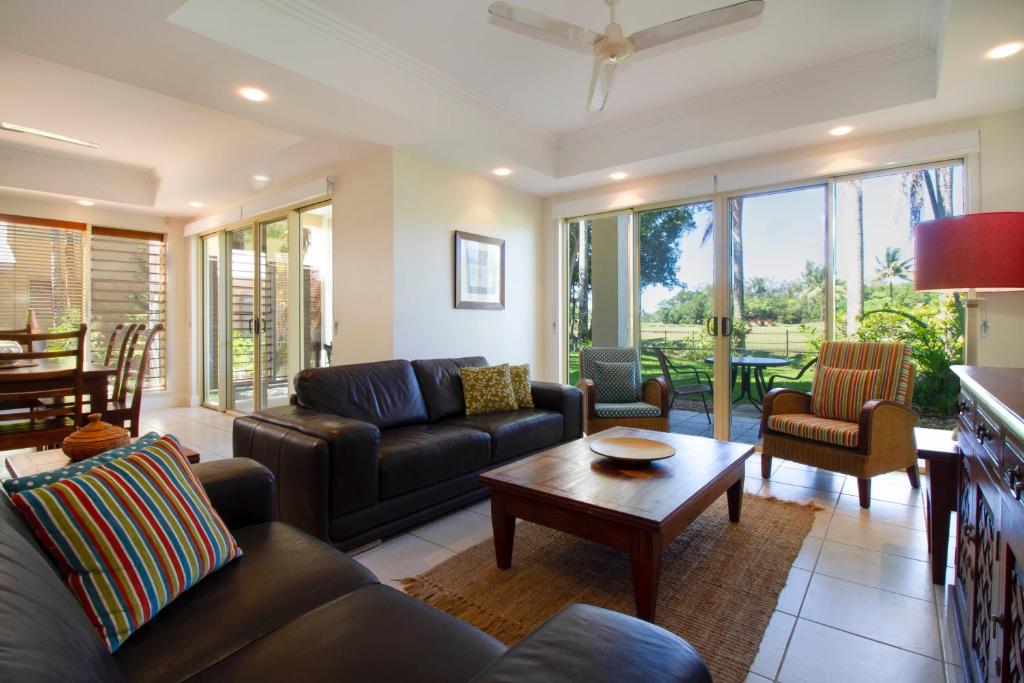 Posezení v ubytování Paradise Links Resort Port Douglas