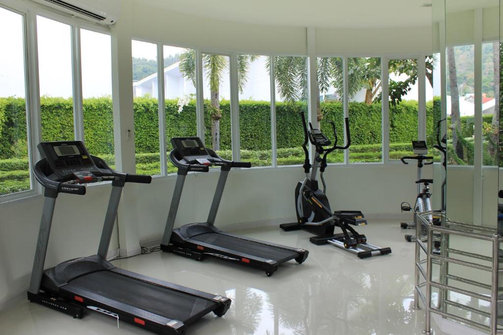 O centro de fitness e/ou as comodidades de fitness de The Palmery Resort
