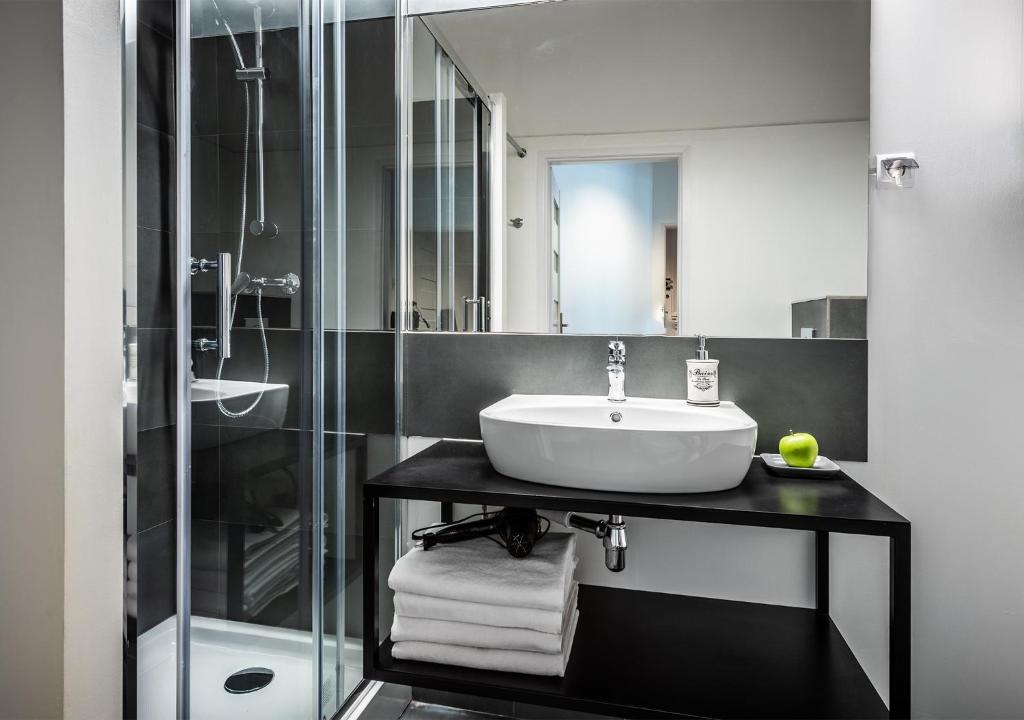 Kúpeľňa v ubytovaní Flamingo Premium Hostel