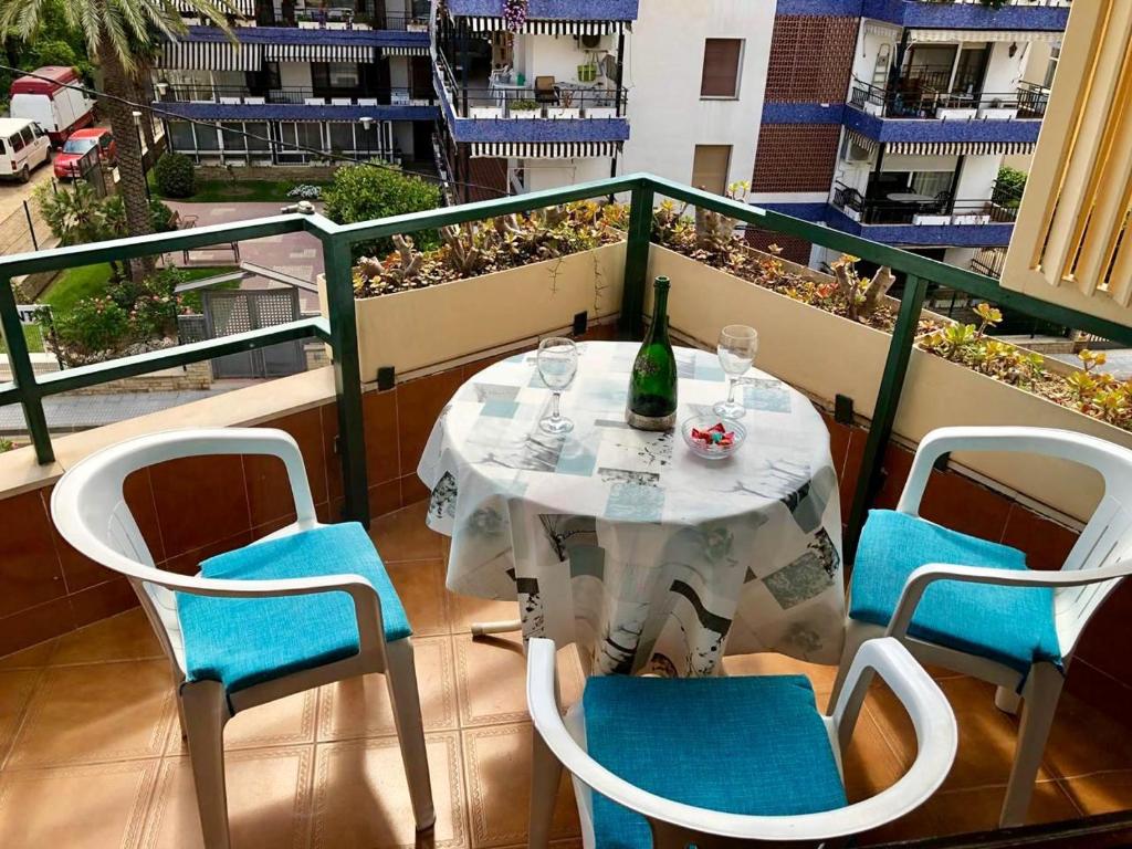 Balkón nebo terasa v ubytování Colóm vacaciones felices