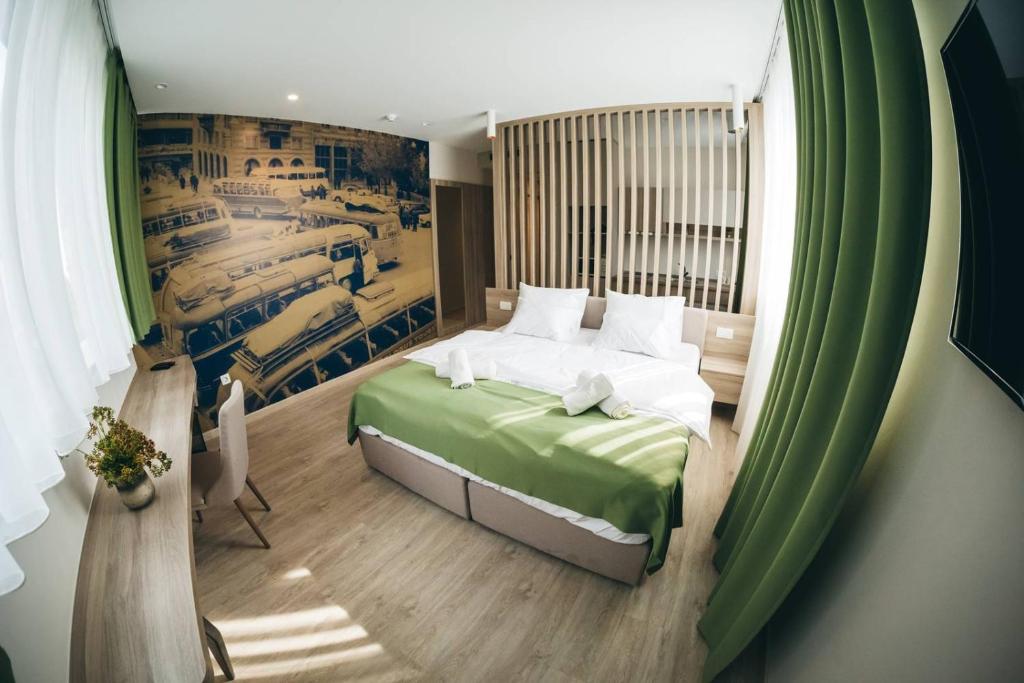 Postel nebo postele na pokoji v ubytování Hotel Verso