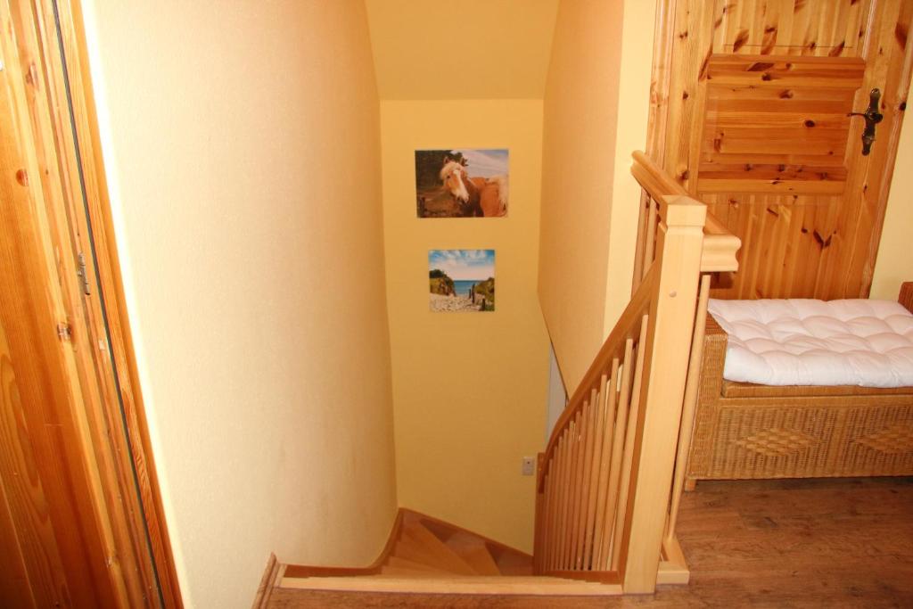 Postel nebo postele na pokoji v ubytování Ferienwohnung Morgensonne