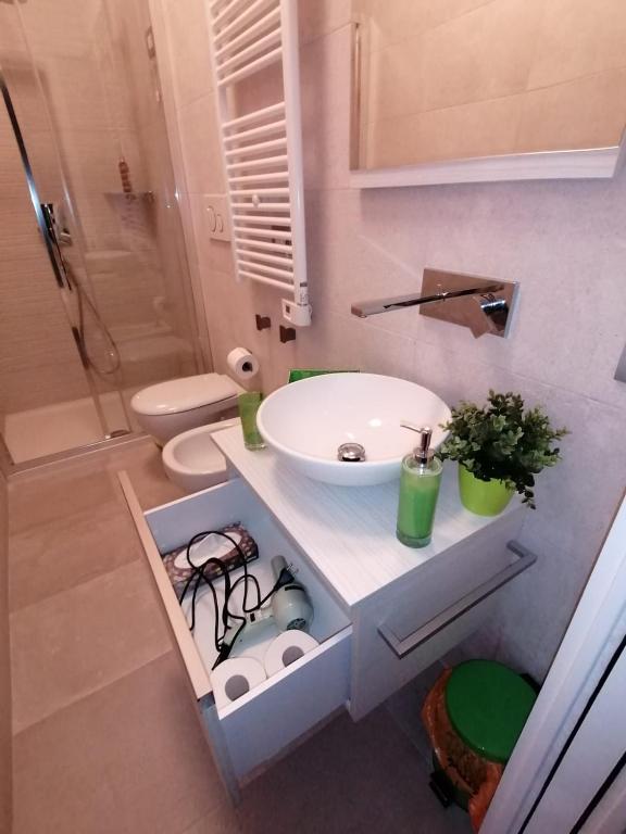 A bathroom at Welcome Home