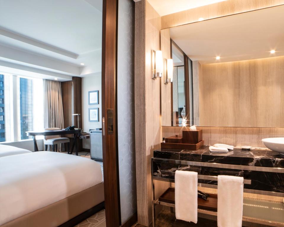 Cama o camas de una habitación en Hyatt Regency Istanbul Atakoy