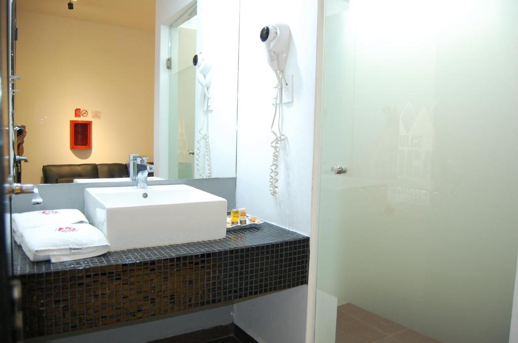 Koupelna v ubytování Hotel Dulce Boca