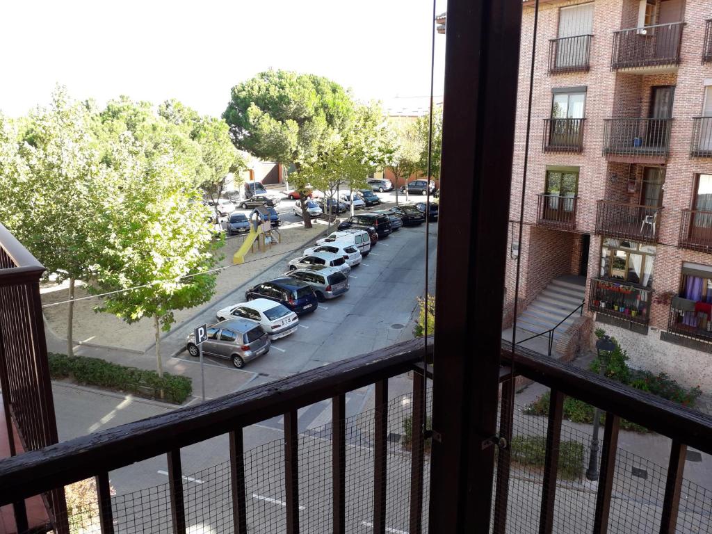 Balkón nebo terasa v ubytování Piso María