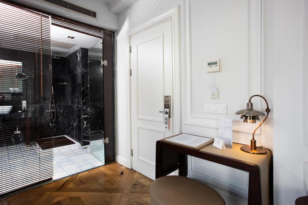 Koupelna v ubytování Georges Hotel Galata