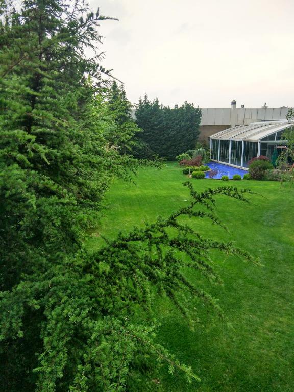 A garden outside Baia Bursa Hotel