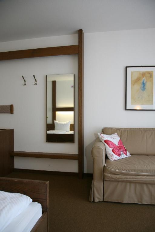 Postel nebo postele na pokoji v ubytování Hotel Pflug