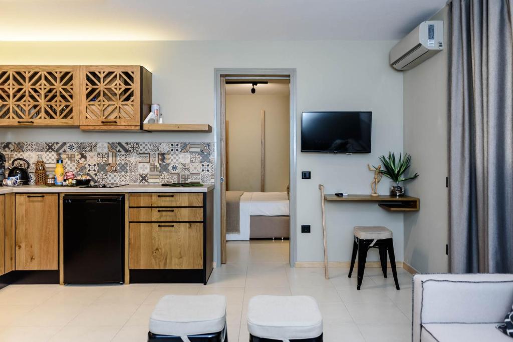 Kuchyňa alebo kuchynka v ubytovaní ''SteliosDimitra'' Guest House I in Nafplio