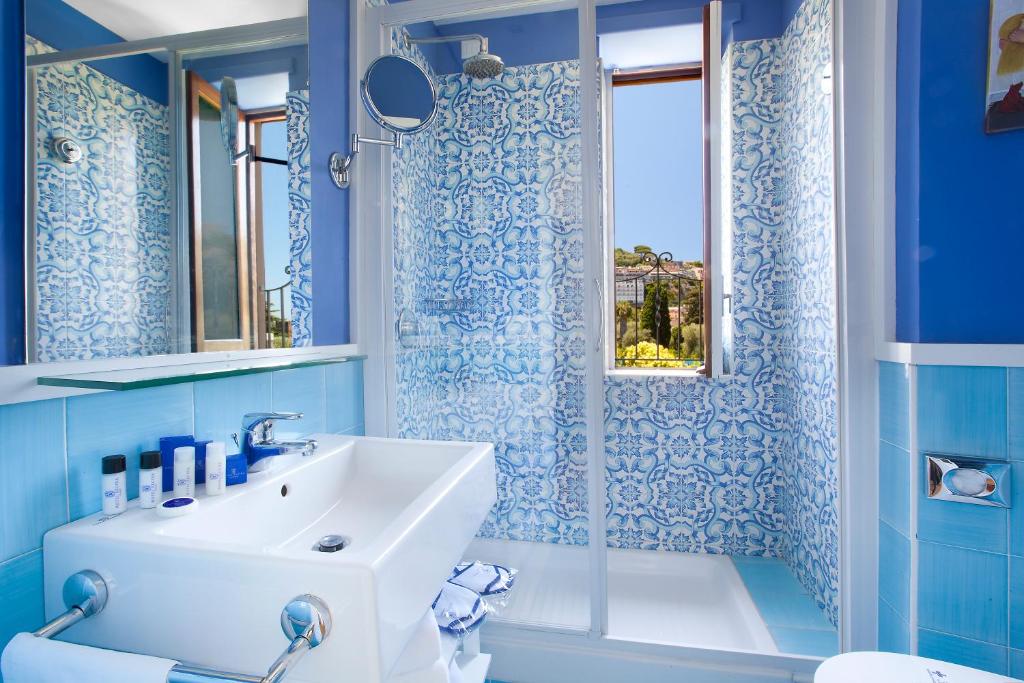 Koupelna v ubytování Boutique Hotel Regina