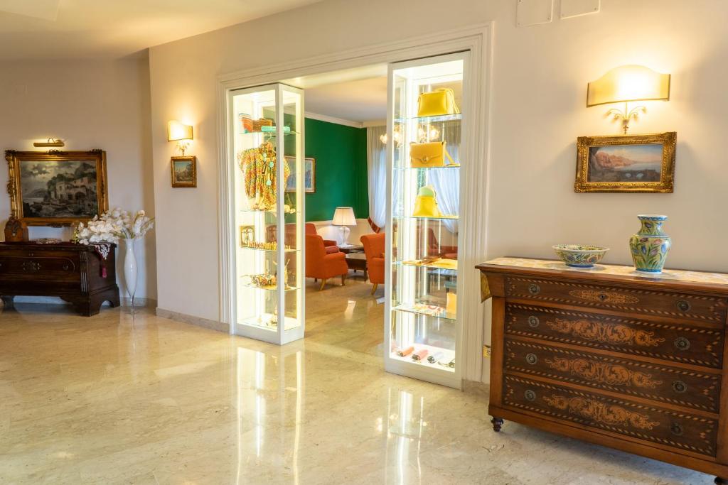 Posezení v ubytování Boutique Hotel Regina