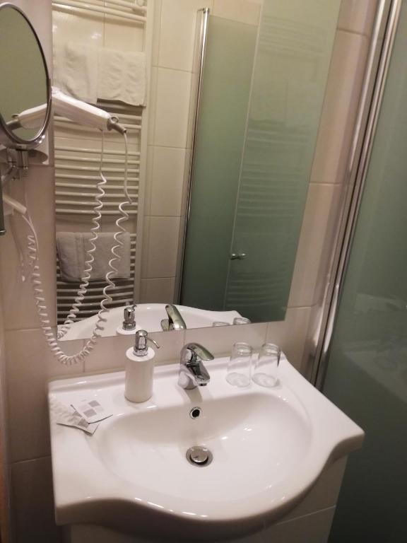 Koupelna v ubytování Hotel Kirchenwirt