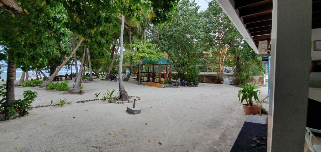 Zahrada ubytování Surf Deck