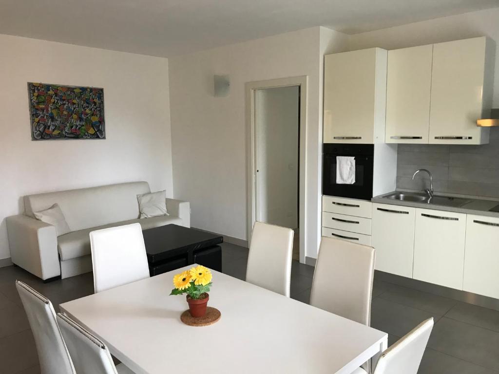 Kuchyň nebo kuchyňský kout v ubytování Camere e case vacanza Residenza Prealba