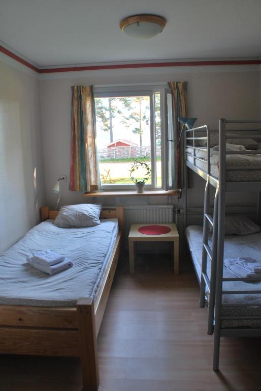 Postel nebo postele na pokoji v ubytování Solviken Tranås Hostel