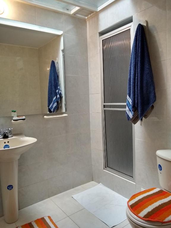 Koupelna v ubytování Casa Turística Camitas Inn