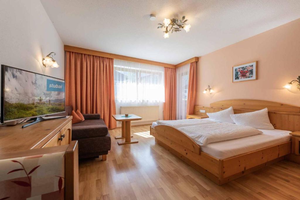 TV a/nebo společenská místnost v ubytování Appart Pfeifer