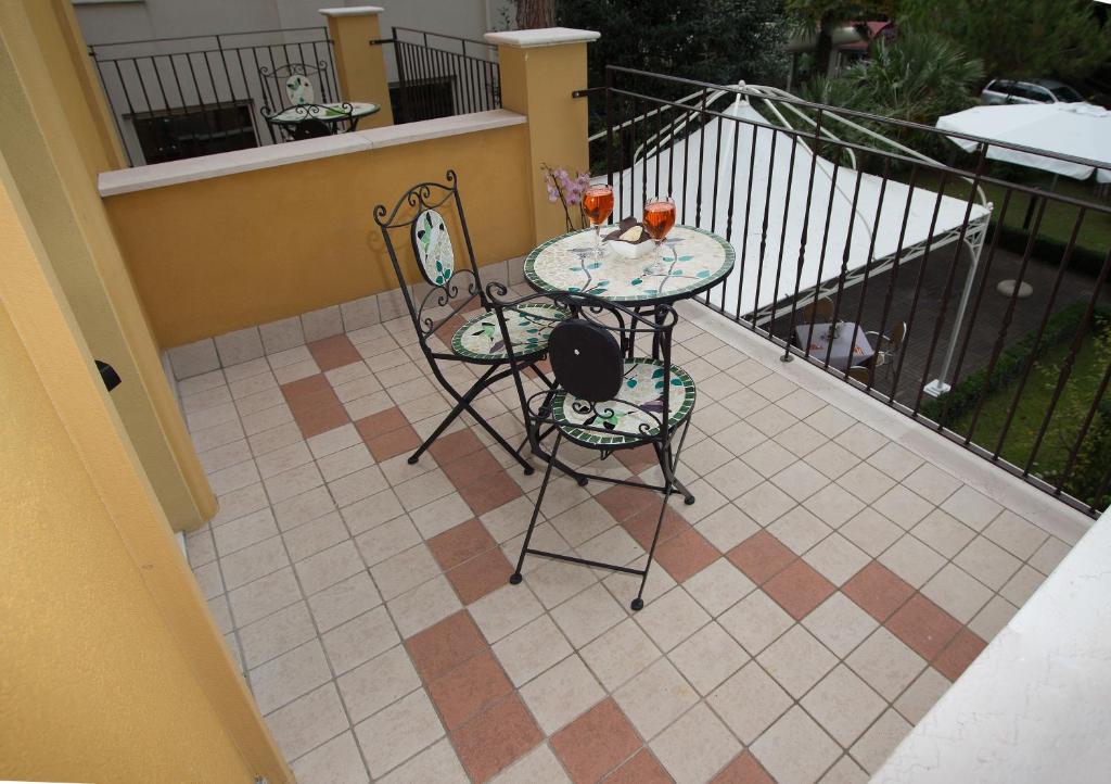 Balkón alebo terasa v ubytovaní Hotel Alibi