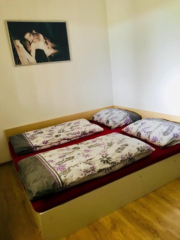 Postel nebo postele na pokoji v ubytování Restaurace penzion Pod Šumárníkem