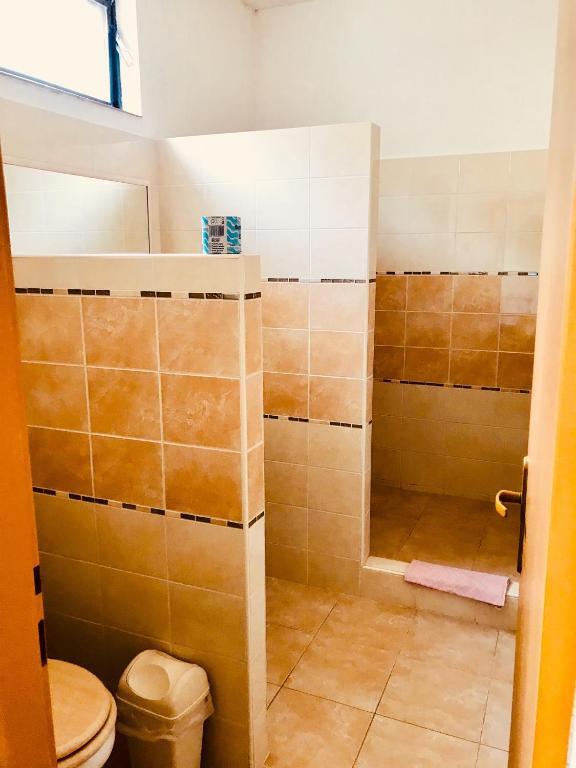 Koupelna v ubytování Restaurace penzion Pod Šumárníkem