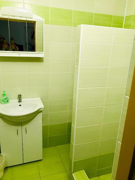 Koupelna v ubytování Restaurace penzion Pod Šumárníkem