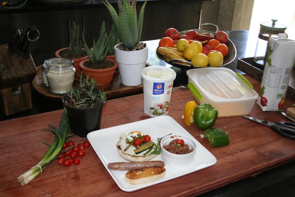 Comida en el bed and breakfast o alrededores