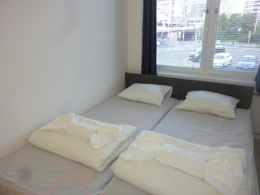 Postel nebo postele na pokoji v ubytování Apartmán VAN NG