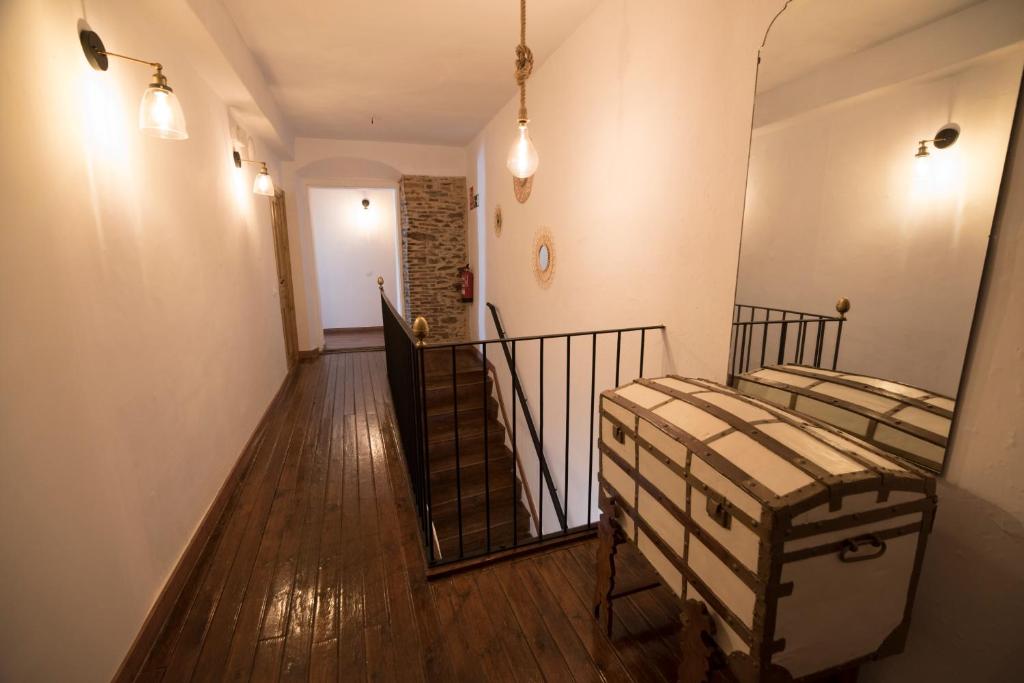 Postel nebo postele na pokoji v ubytování Casa Rural el Rincón de Monfragüe