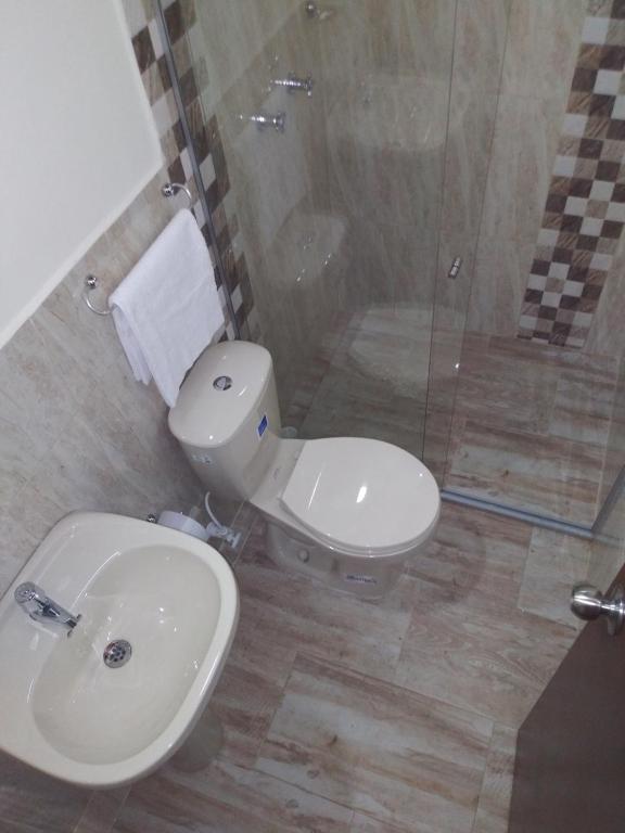 Koupelna v ubytování Hotel Boutique Street 50