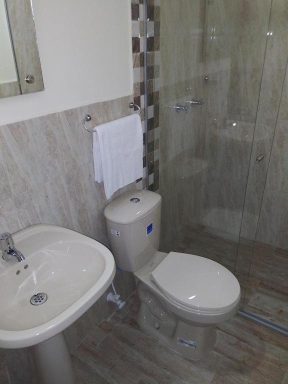 Koupelna v ubytování Hotel Boutique Street 50