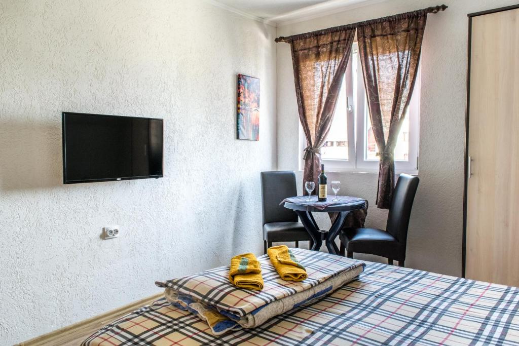 TV a/nebo společenská místnost v ubytování Golubović Apartments