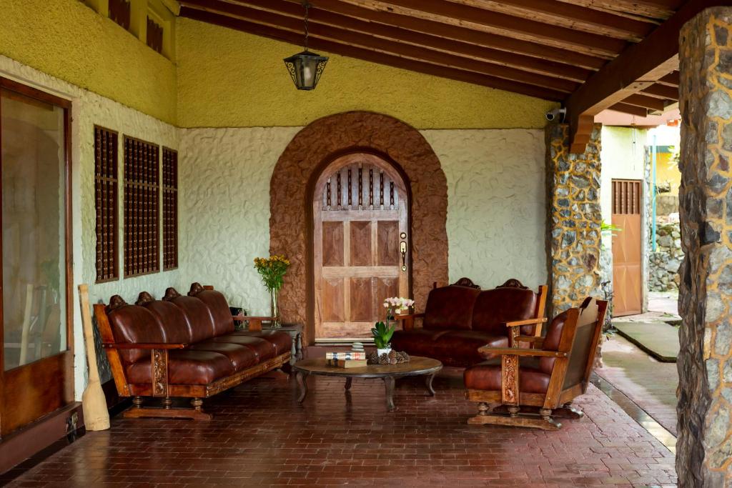 Posezení v ubytování Casa de Piedra Escazú