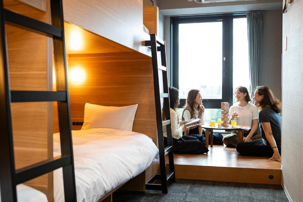 Postel nebo postele na pokoji v ubytování Grids Tokyo Ueno Hotel&Hostel
