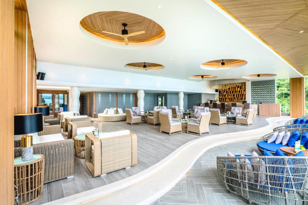 Posezení v ubytování Namaka Resort Kamala