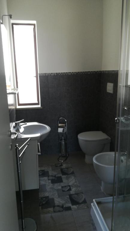 Koupelna v ubytování B&B Rosy