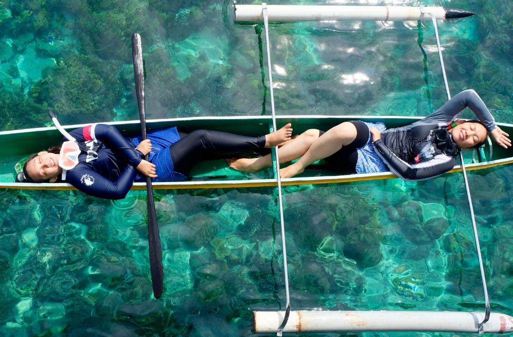 Hosté ubytování Borneo Divers Mabul Resort