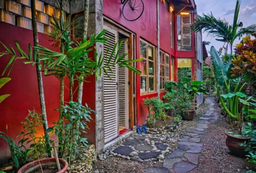 Zahrada ubytování Lorong Homestay