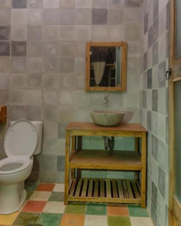Koupelna v ubytování Lorong Homestay