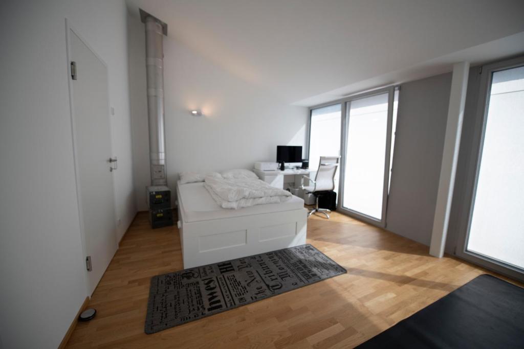 Posezení v ubytování Dachgeschoss Designer-Loft Arlberg - Montafon