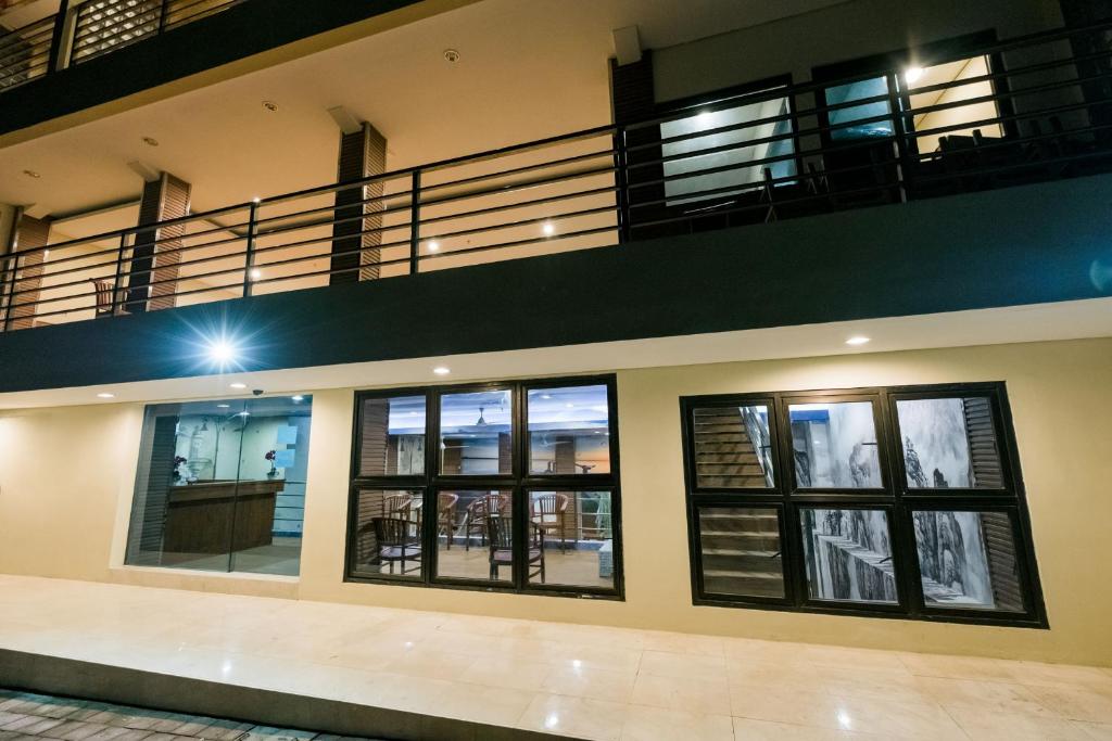 Balkón nebo terasa v ubytování Caroline Hostel