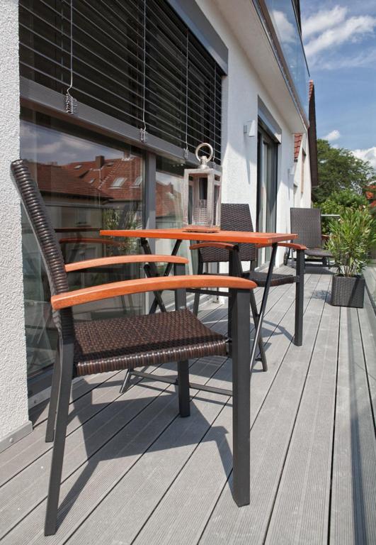 Balkón nebo terasa v ubytování Appart-Hotel REB_ART