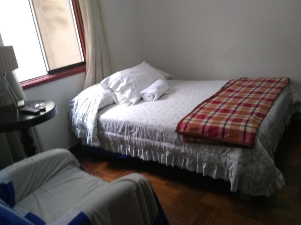 Postel nebo postele na pokoji v ubytování Hospedaje Marita